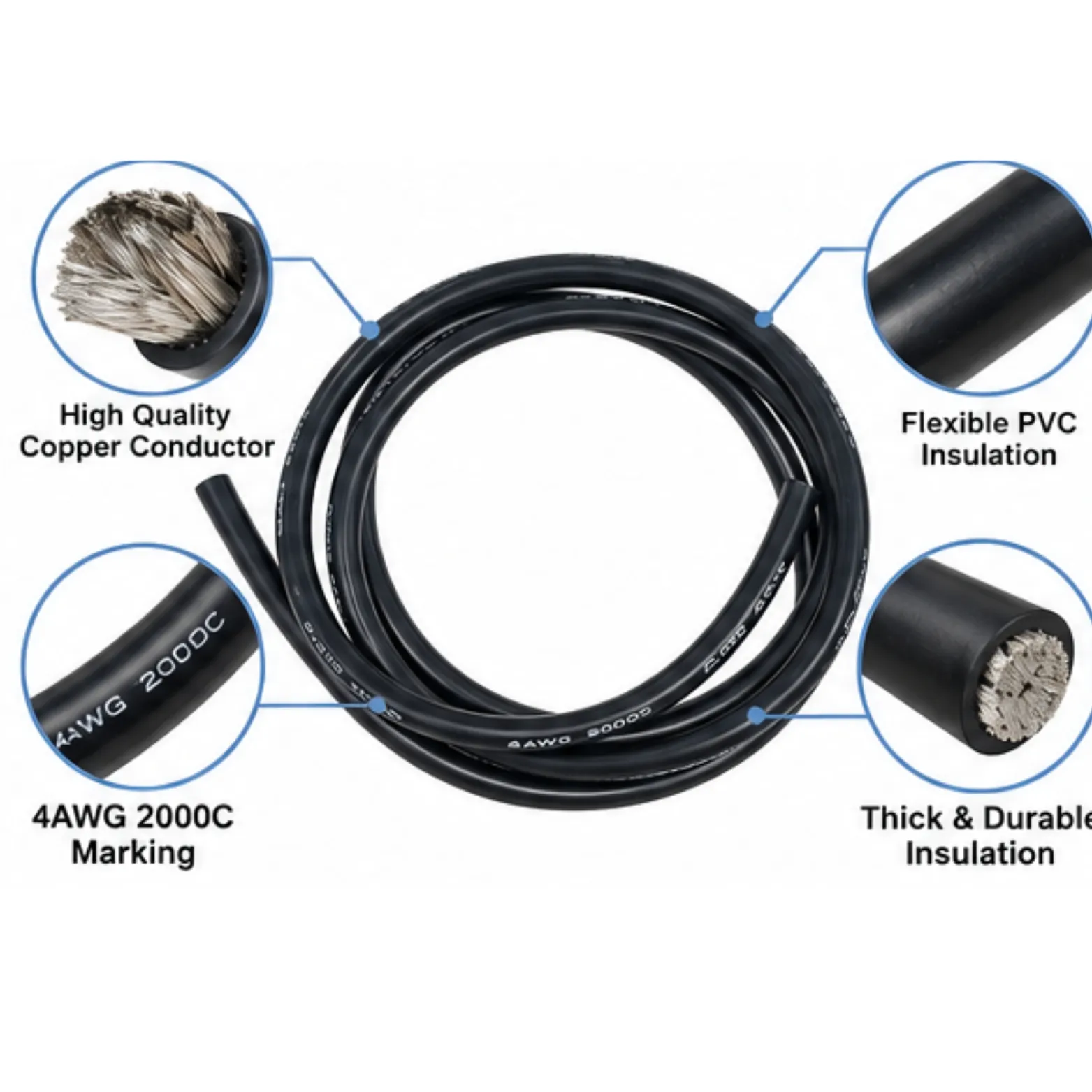 SILICONE WIRE 4AWG BLACK - Image 4